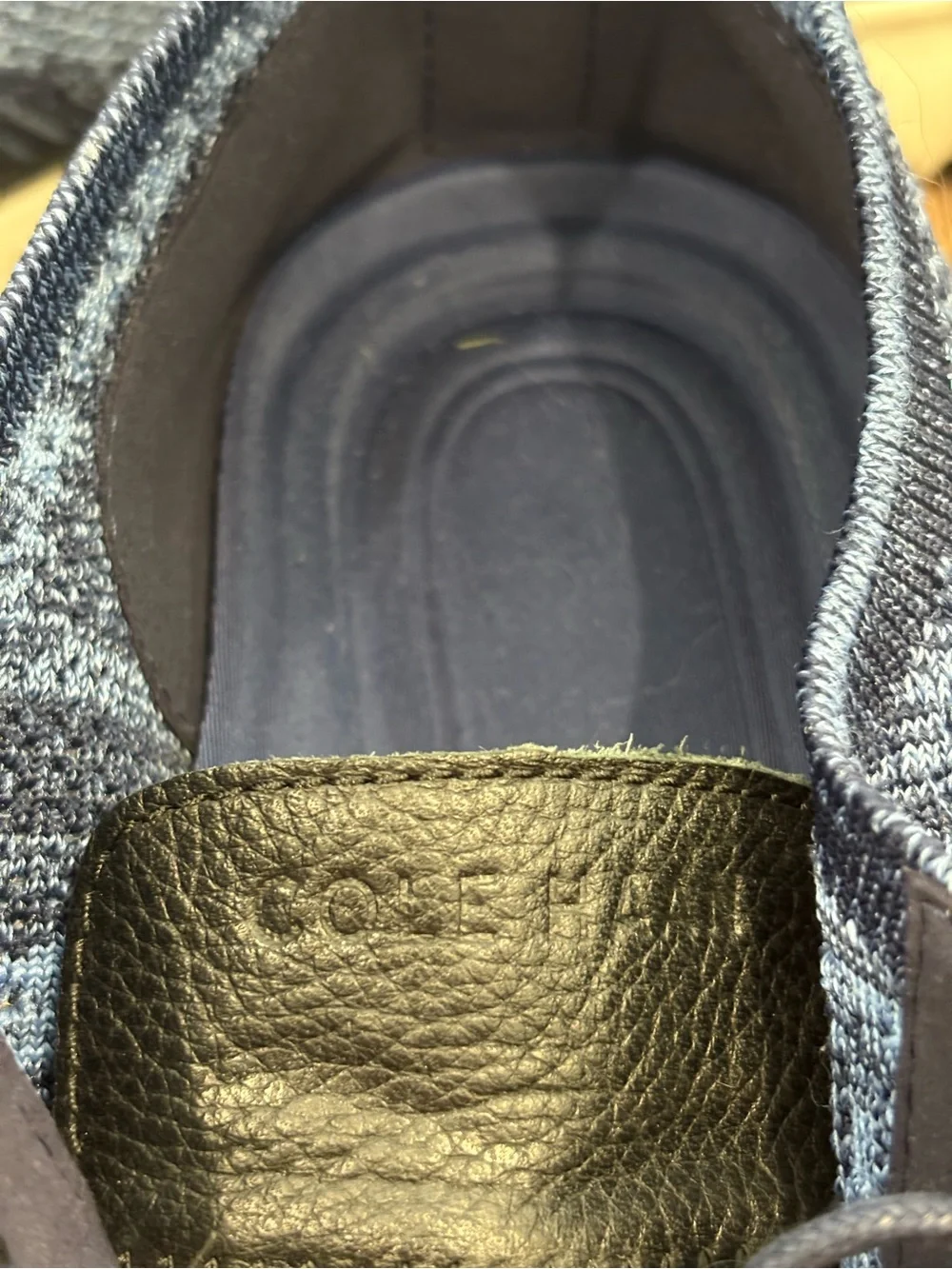 Cole Haan Men's Knit Lace-Up Sneakers in Blue and Black